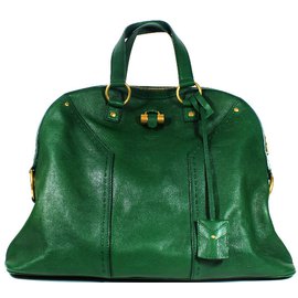 Yves Saint Laurent-Muse bag-Green