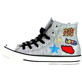 Converse-Sneakers High Top-Gris