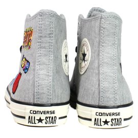 Converse-Sneakers High Top-Gris