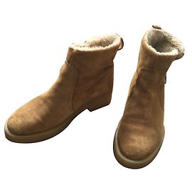 Zara Ankle Boots Caramel