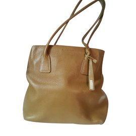 Jil Sander Leather Handbag Brown Brown