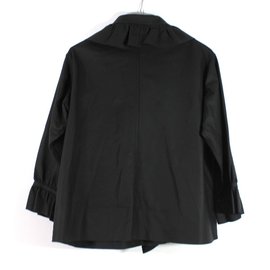 JW Anderson-Leather Blouse-Black