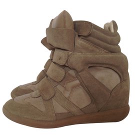 Isabel Marant-Sneakers-Taupe