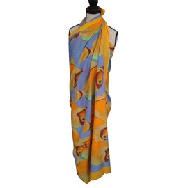 Hermès-paréo grand modèle-Multicolore