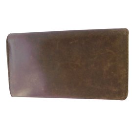 Gianni Versace-Gianni Versace Leather Key Holder Wallet-Brown