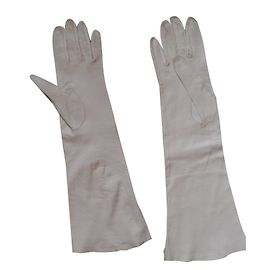 Christian Dior Handschuhe Weiß