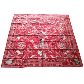 Hermès Schal Rot