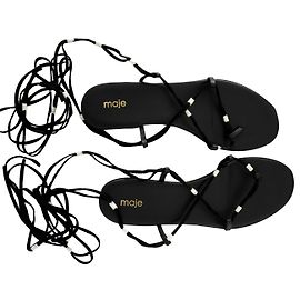 Maje Sandalen Schwarz
