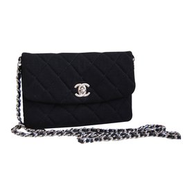 Chanel-Zeitlose Mini-Chaneltasche mit Klappe-Schwarz