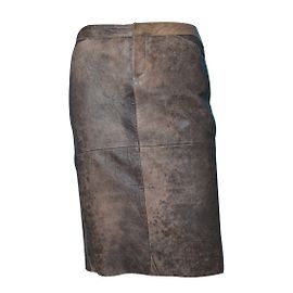 Antik Batik Falda Castaño