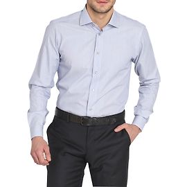 Autre Marque VERRI NUOVA CAMICIA A RIGHE UOMO GRIGIO CHIARO Grigio