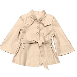 Trench Pinko de algodão bege Bege