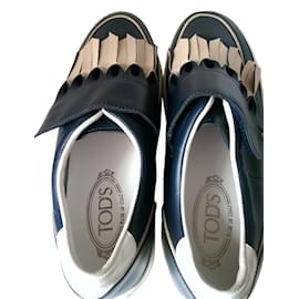 Tod's-scarpe da ginnastica-Blu,Altro