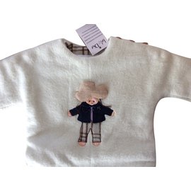 Baby Dior-One piece Jacket-Cream