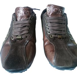 Costume National-Sneakers-Dark brown