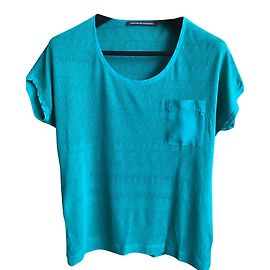 Top in cotone verde Comptoir Des Cotonniers Verde