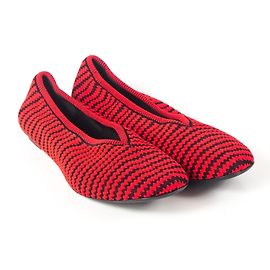 Céline Runway Ballerinas Rot