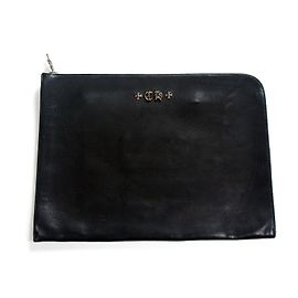 Chrome Hearts Pochette clutch XL Noir