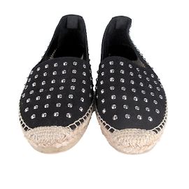Saint Laurent Espadrillas con borchie Nero