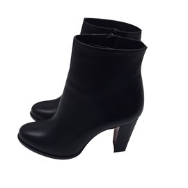 Christian Louboutin-Adox ankle boot with side zip ,-Black