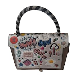 Anya Hindmarch Handtasche Silber