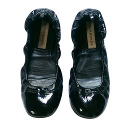 Burberry-Zapatillas de ballet-Negro