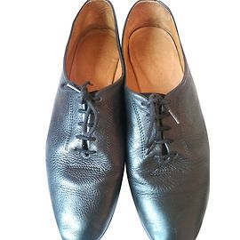 The Kooples Derbies en cuir noir Noir