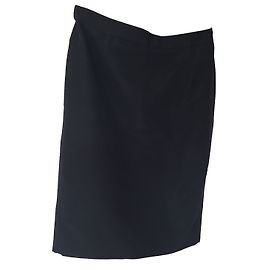 Christian Dior Bleistiftrock Schwarz Schwarz