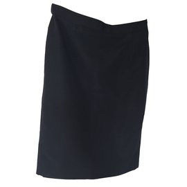 Jupe crayon noire Christian Dior Noir
