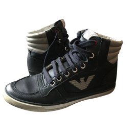 Armani-Sneakers-Blue,Grey