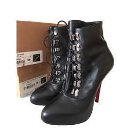 Christian Louboutin-TROOPISTA 120 napa-Preto