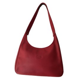 Longchamp-Handbag-Red