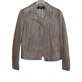 Gucci Biker-Jacke Beige