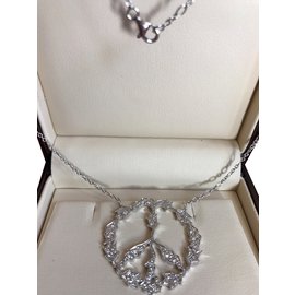 Stone-Peace and love-Silvery,White