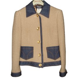 Dolce & Gabbana-Jacket-Beige