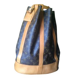 Louis Vuitton-L. Vuitton Randonnee Backpack-Brown