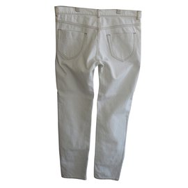 Maison Martin Margiela-MAISON MARTIN MARGIELA LIGHT GREEN DENIM JEANS-Green