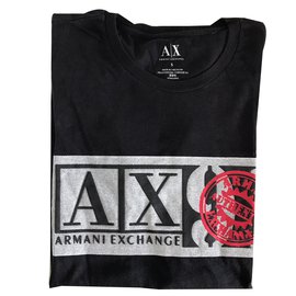 Armani Exchange-T-Stück-Schwarz