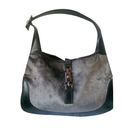 Gucci-Handbag-Black,Dark grey