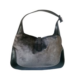 Gucci-Handbag-Black,Dark grey