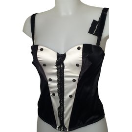 Chantal Thomass Top Black White
