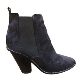 Vanessa Bruno Athe-Ankle Boots-Black