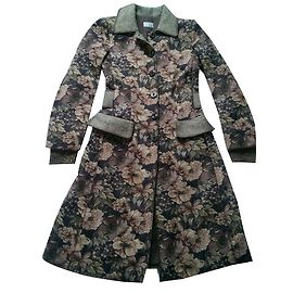 Philosophy Di Alberta Ferretti Trench Multicolore Vert