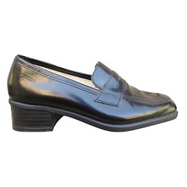 Repetto Loafer Schwarz Lackleder 36FR Schwarz