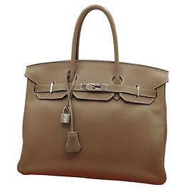 Hermès HERMES BIRKIN 35 ir Bege