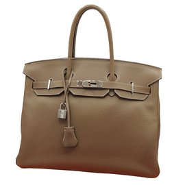 Hermès-HERMES BIRKIN 35 andare-Beige