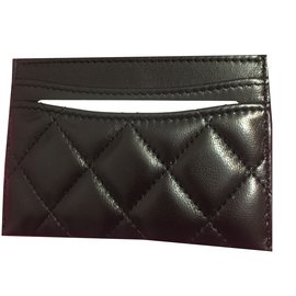 Chanel-Purse, wallet, case-Black