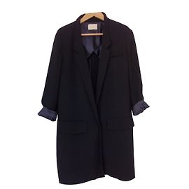 Forte Forte Coat, Outerwear Navy blue