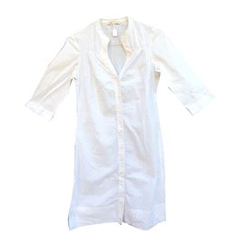 Vestido Maje Melissa de algodón blanco Blanco