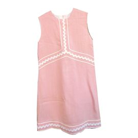 Autre Marque Mini vestido trapecio Mademoiselle B de algodón rosa Rosa
